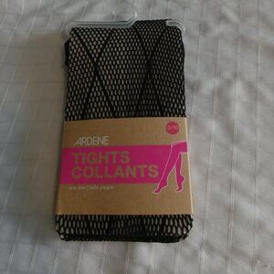 New inchin boxinch mesh tights, stretchy  Nylon-spandex One size Black